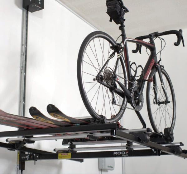 roof rack storage solution for the lift