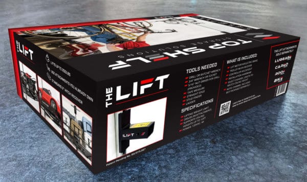 The Lift Garage Wall Mounted Storage Lift | Top Shelf Storage